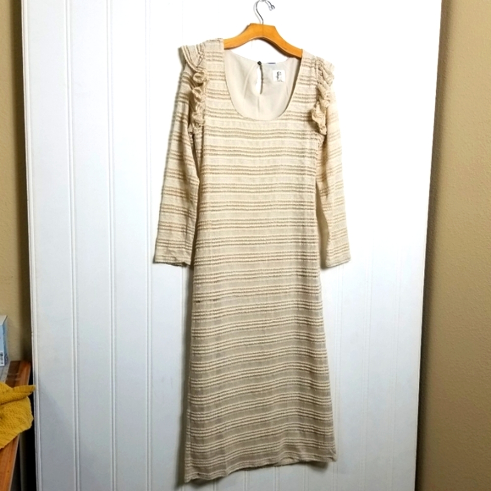 Dra Los Angeles Lace Ribbed Longsleeve Maxi Sweater Dress - Picture 1 of 16